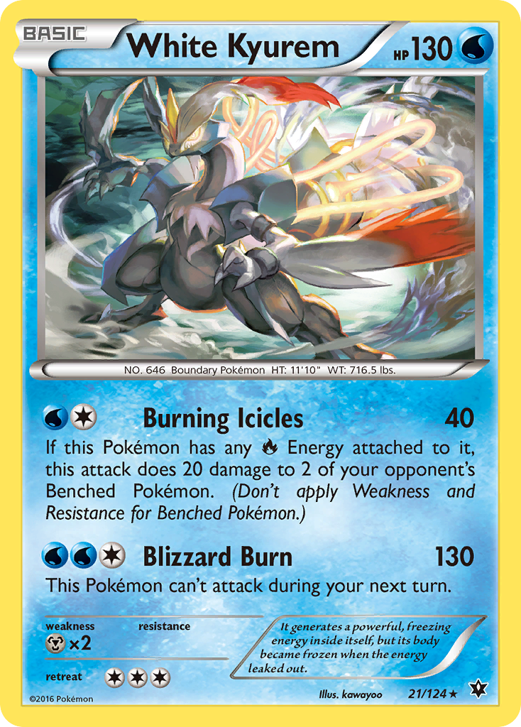 White Kyurem (21/124) [XY: Fates Collide] | Nerdhalla Games