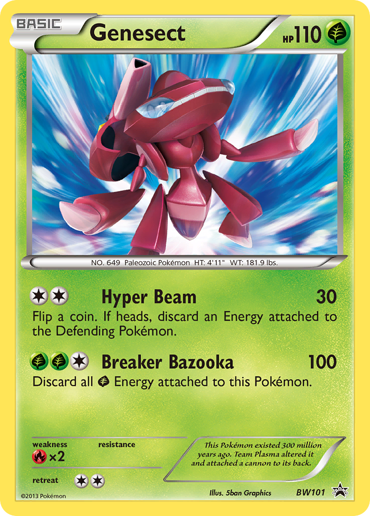 Genesect (BW101) [Black & White: Black Star Promos] | Nerdhalla Games