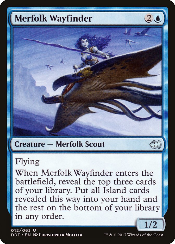 Merfolk Wayfinder [Duel Decks: Merfolk vs. Goblins] | Nerdhalla Games