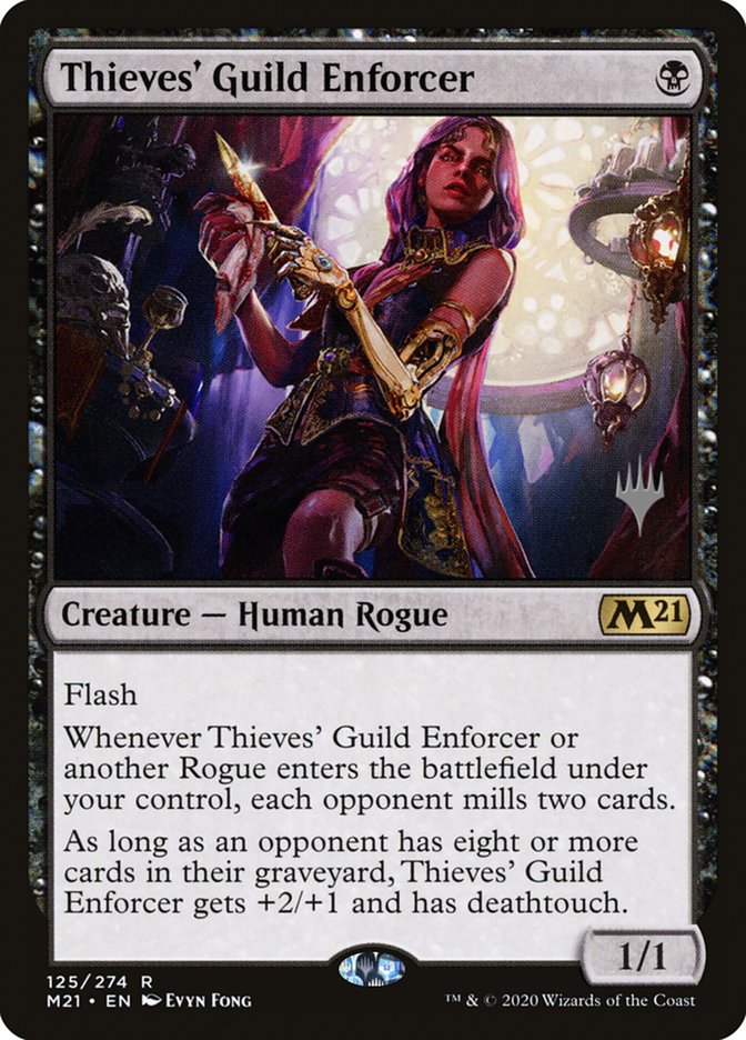 Thieves' Guild Enforcer (Promo Pack) [Core Set 2021 Promos] | Nerdhalla Games