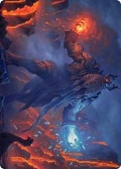 Aegar, the Freezing Flame Art Card [Kaldheim: Art Series] | Nerdhalla Games