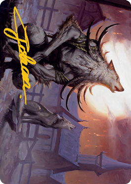 Lord of the Ulvenwald Art Card (Gold-Stamped Signature) [Innistrad: Midnight Hunt Art Series] | Nerdhalla Games