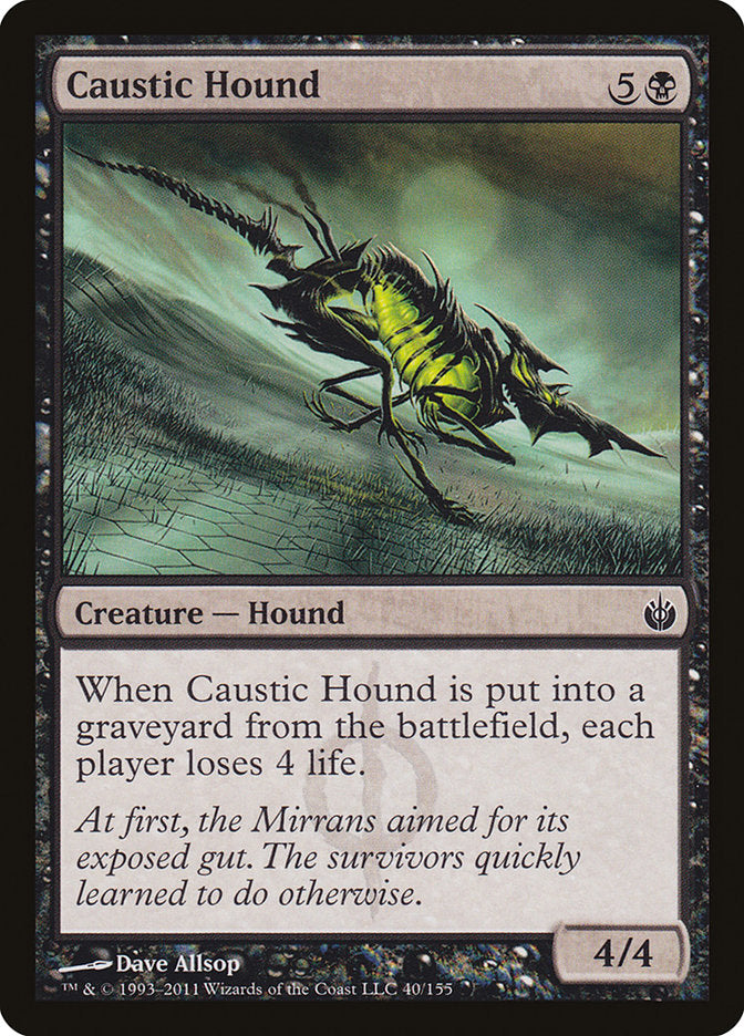 Caustic Hound [Mirrodin Besieged] | Nerdhalla Games