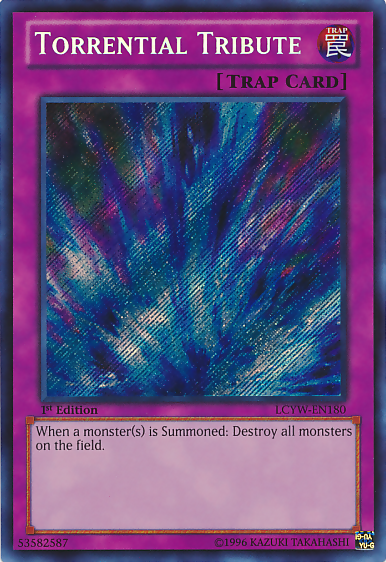 Torrential Tribute [LCYW-EN180] Secret Rare | Nerdhalla Games