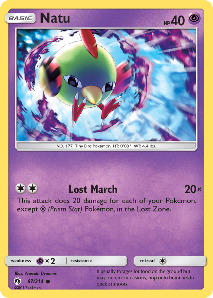 Natu (87/214) [Sun & Moon: Lost Thunder] | Nerdhalla Games