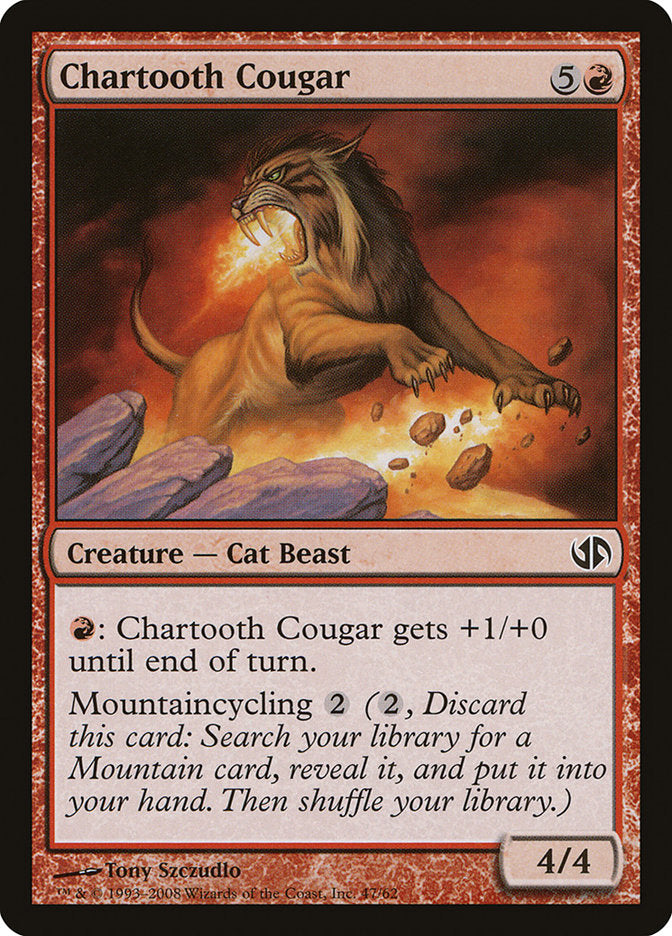 Chartooth Cougar [Duel Decks: Jace vs. Chandra] | Nerdhalla Games