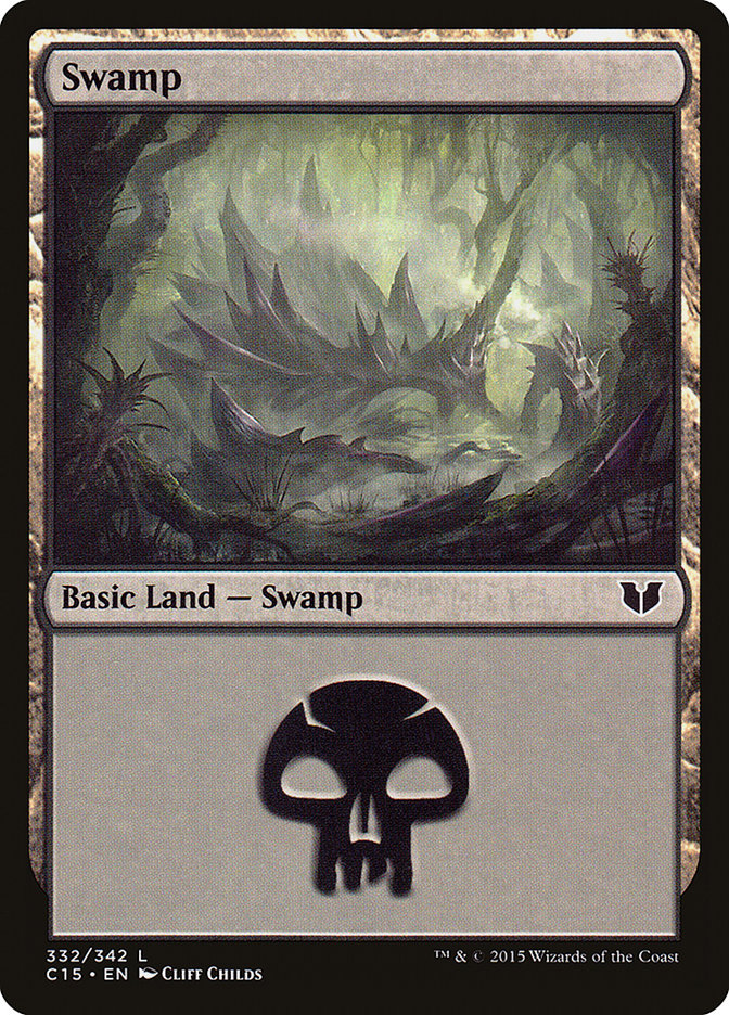 Swamp (332) [Commander 2015] | Nerdhalla Games