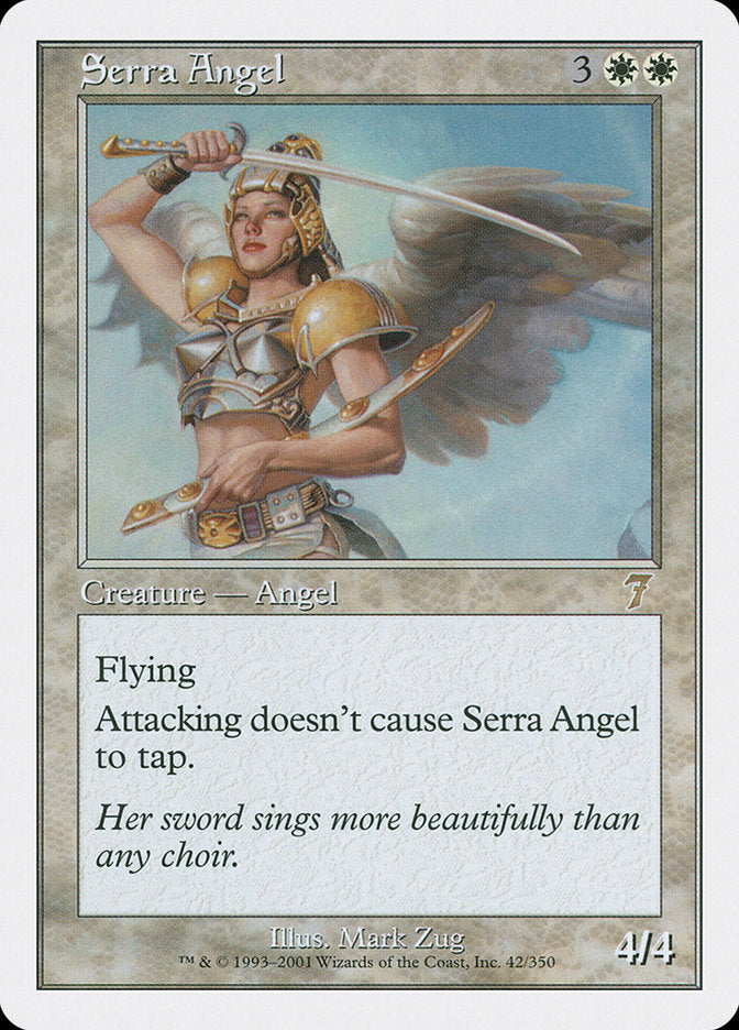 Serra Angel [Seventh Edition] | Nerdhalla Games