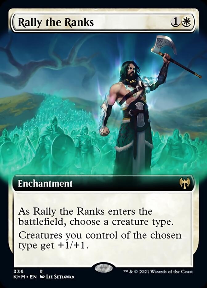 Rally the Ranks (Extended Art) [Kaldheim] | Nerdhalla Games