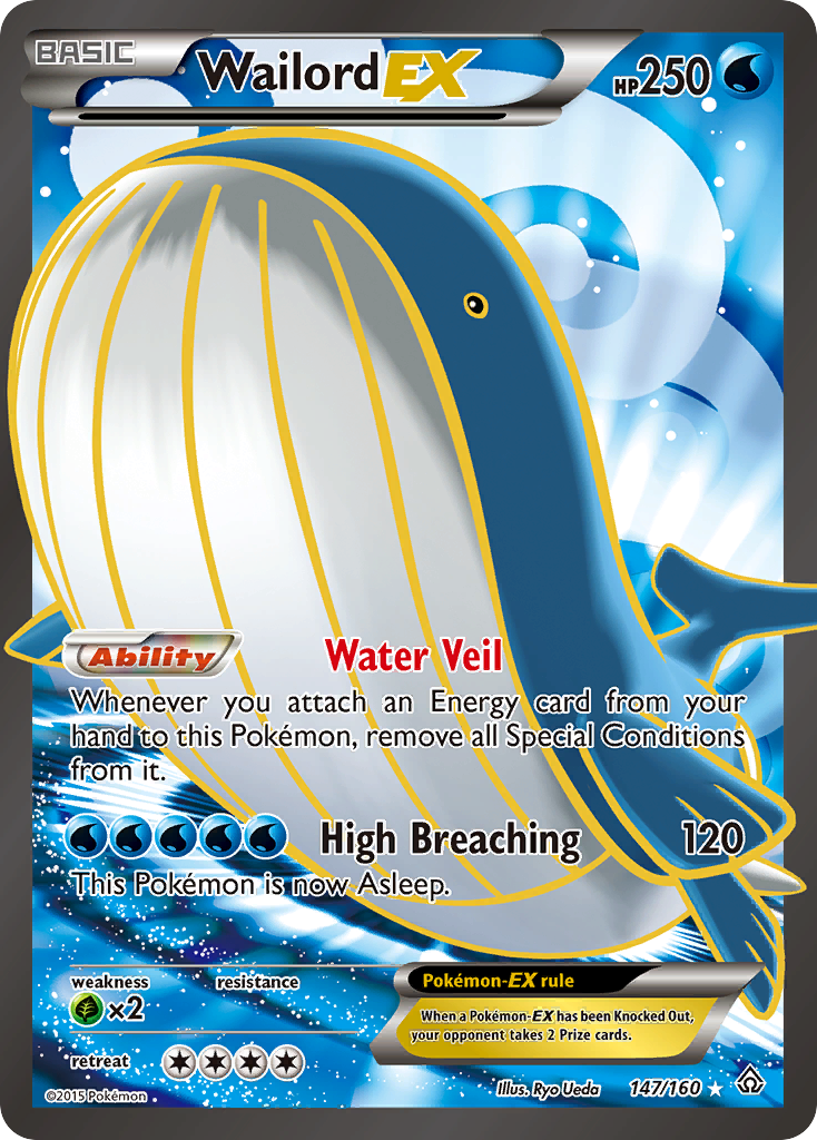 Wailord EX (147/160) [XY: Primal Clash] | Nerdhalla Games