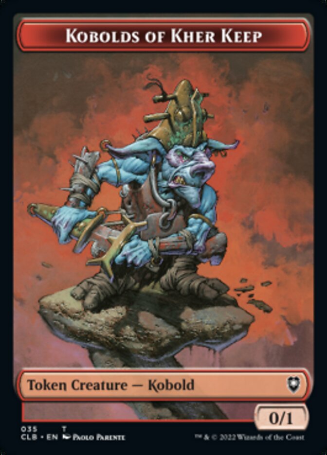 Kobolds of Kher Keep // Treasure Double-sided Token [Commander Legends: Battle for Baldur's Gate Tokens] | Nerdhalla Games