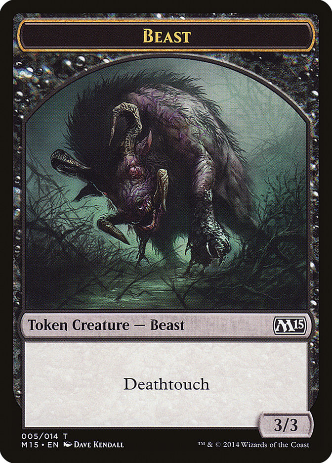 Beast (005/014) [Magic 2015 Tokens] | Nerdhalla Games