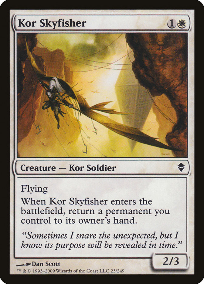 Kor Skyfisher [Zendikar] | Nerdhalla Games