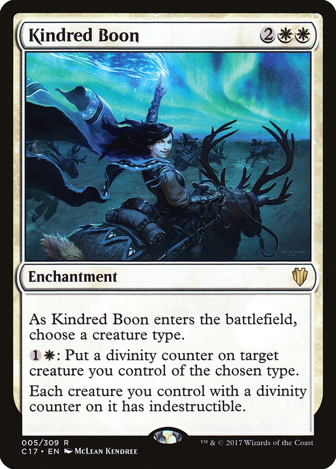 Kindred Boon [Commander 2017] | Nerdhalla Games