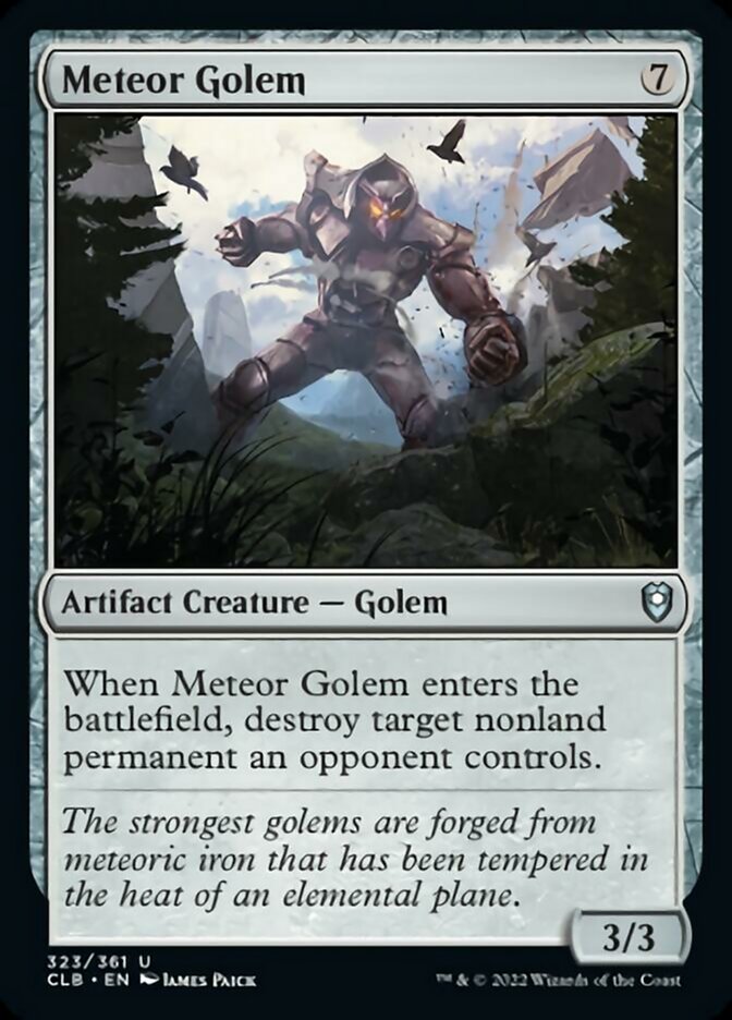 Meteor Golem [Commander Legends: Battle for Baldur's Gate] | Nerdhalla Games