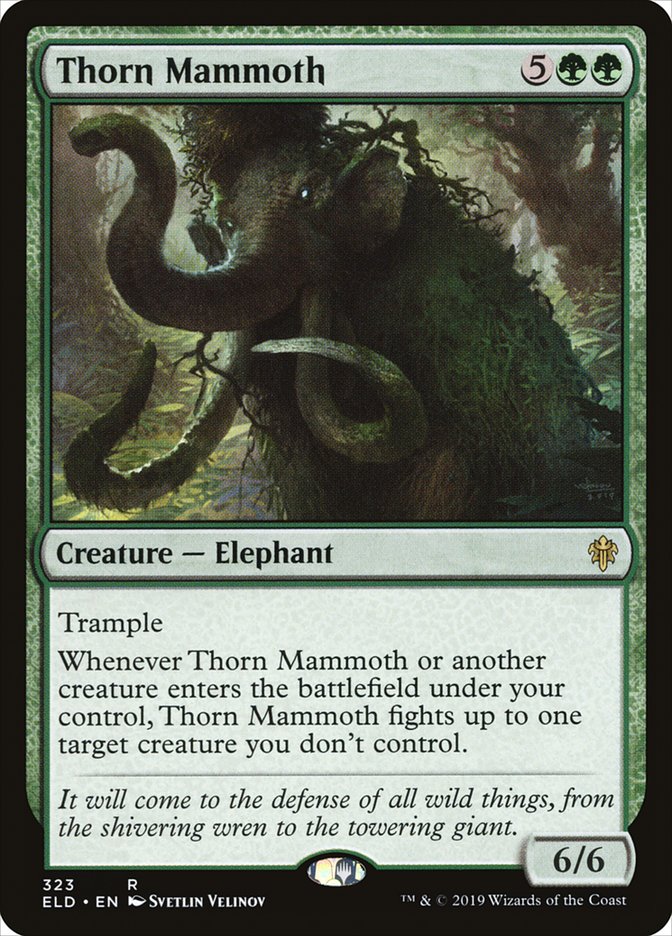 Thorn Mammoth [Throne of Eldraine] | Nerdhalla Games