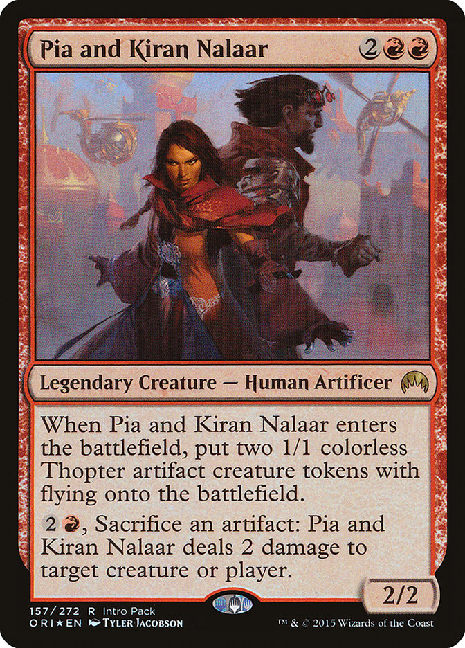 Pia and Kiran Nalaar [Magic Origins Promos] | Nerdhalla Games