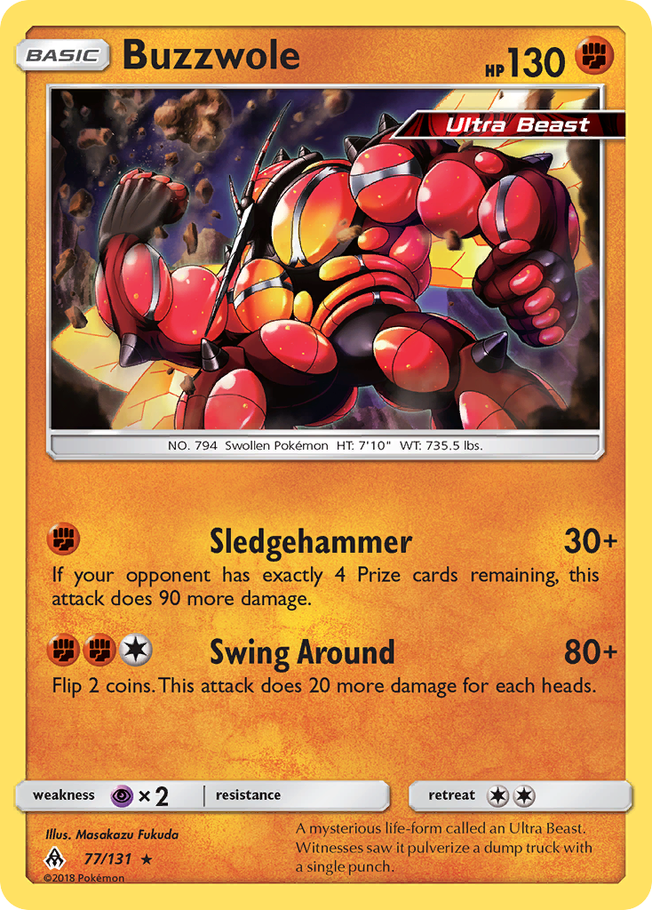 Buzzwole (77/131) [Sun & Moon: Forbidden Light] | Nerdhalla Games