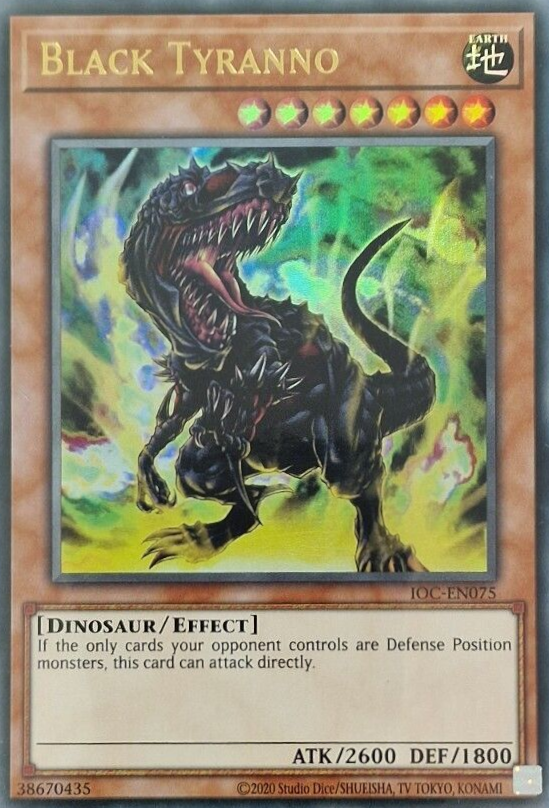 Black Tyranno (25th Anniversary) [IOC-EN075] Ultra Rare | Nerdhalla Games