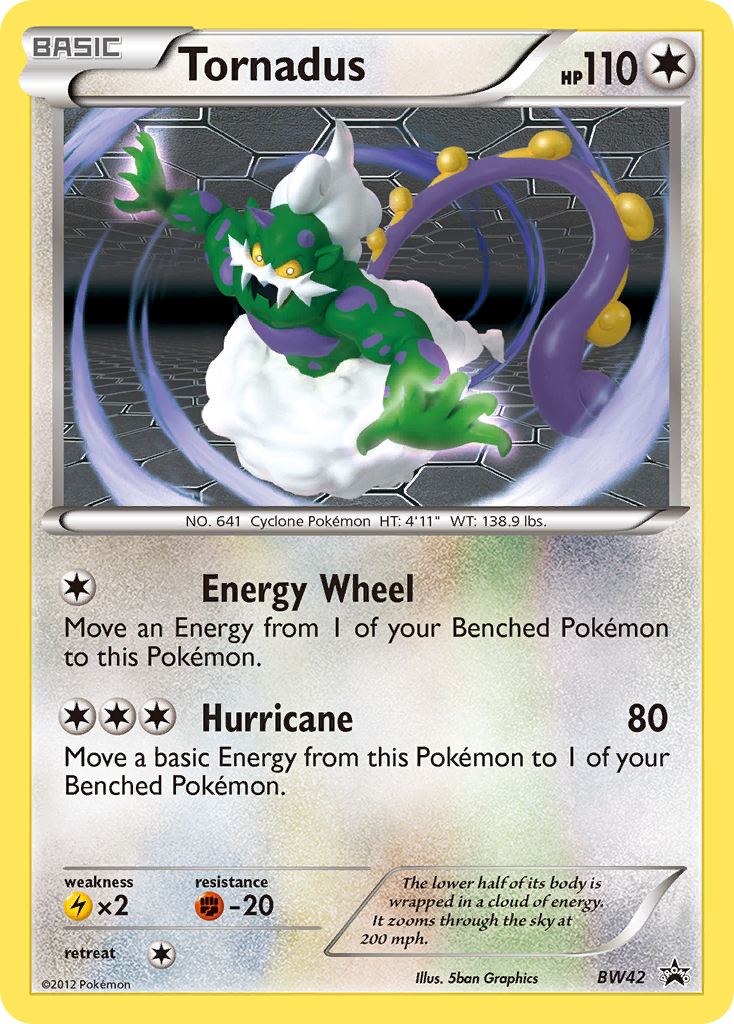 Tornadus (BW42) [Black & White: Black Star Promos] | Nerdhalla Games