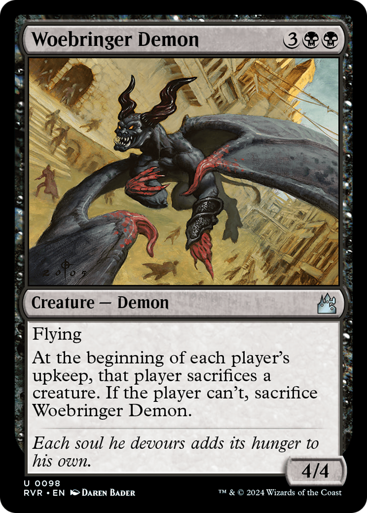 Woebringer Demon [Ravnica Remastered] | Nerdhalla Games