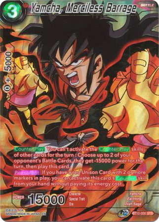 Yamcha, Merciless Barrage (SPR) [BT10-008] | Nerdhalla Games