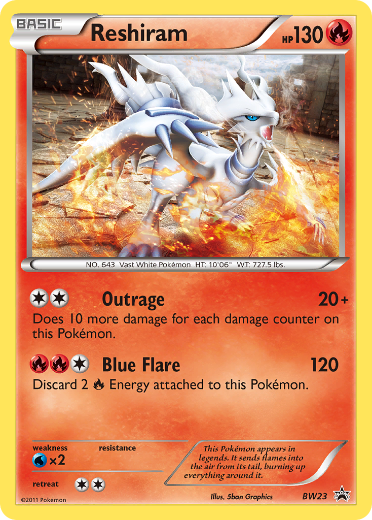 Reshiram (BW23) [Black & White: Black Star Promos] | Nerdhalla Games