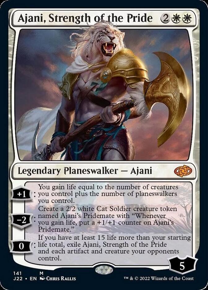 Ajani, Strength of the Pride [Jumpstart 2022] | Nerdhalla Games