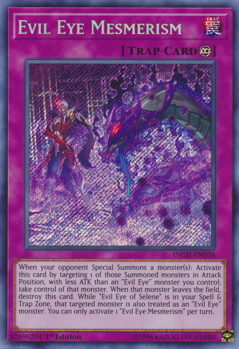 Evil Eye Mesmerism [INCH-EN038] Secret Rare | Nerdhalla Games