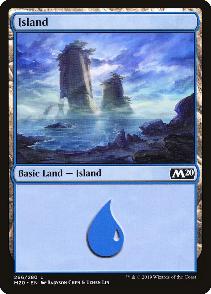 Island (#266) [Core Set 2020] | Nerdhalla Games