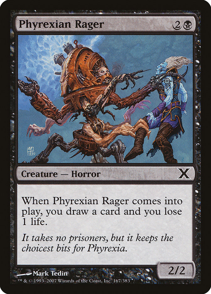 Phyrexian Rager [Tenth Edition] | Nerdhalla Games