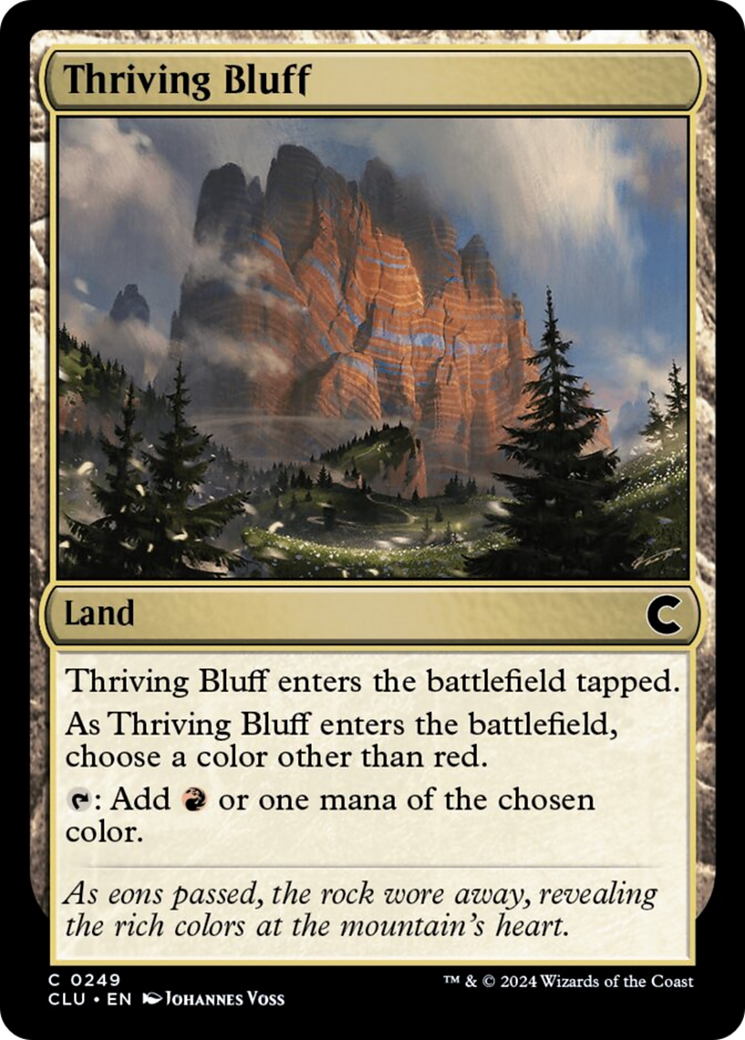 Thriving Bluff [Ravnica: Clue Edition] | Nerdhalla Games