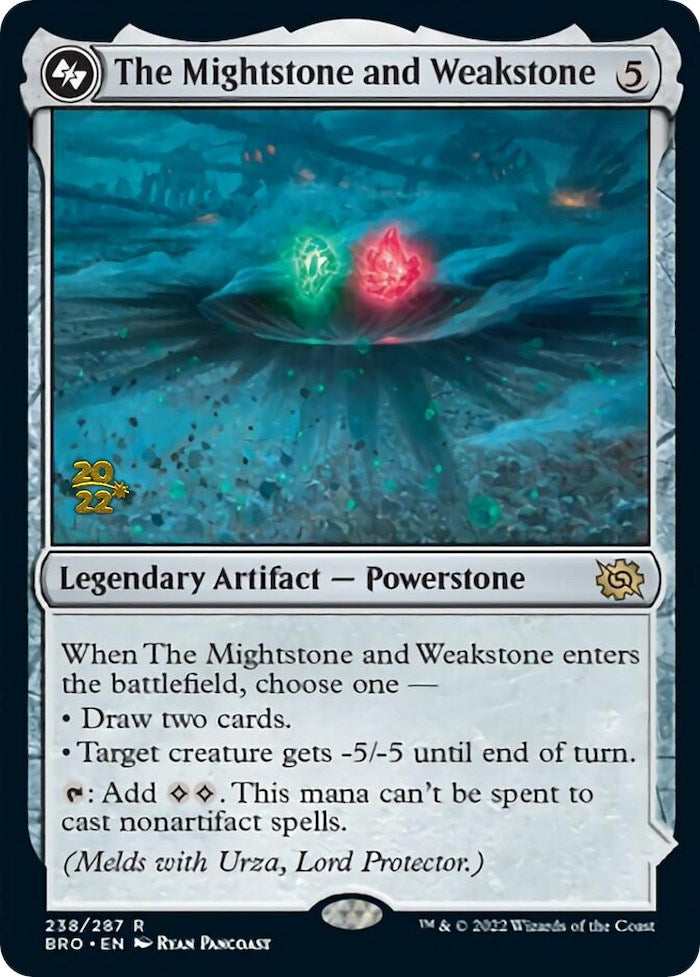 The Mightstone and Weakstone [The Brothers' War: Prerelease Promos] | Nerdhalla Games