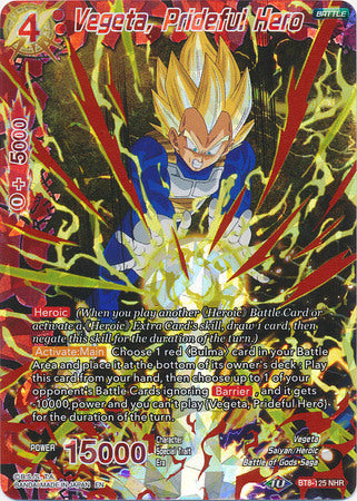 Vegeta, Prideful Hero [BT8-125] | Nerdhalla Games