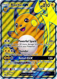 Raichu GX (SM90) (Jumbo Card) [Sun & Moon: Black Star Promos] | Nerdhalla Games