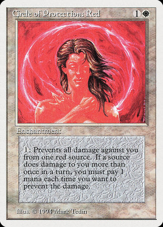 Circle of Protection: Red [Summer Magic / Edgar] | Nerdhalla Games