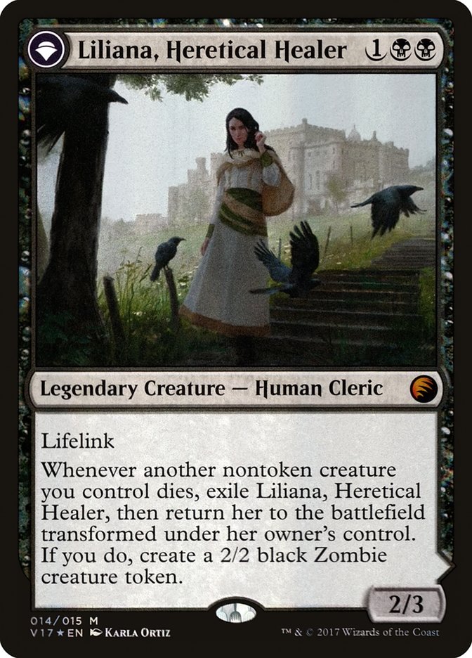 Liliana, Heretical Healer // Liliana, Defiant Necromancer [From the Vault: Transform] | Nerdhalla Games