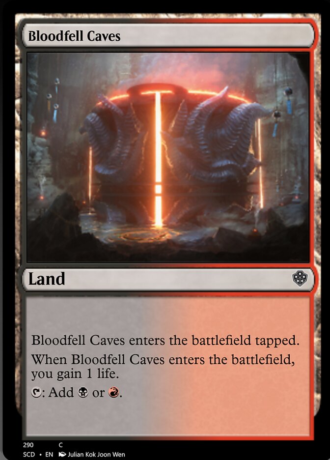 Bloodfell Caves [Starter Commander Decks] | Nerdhalla Games