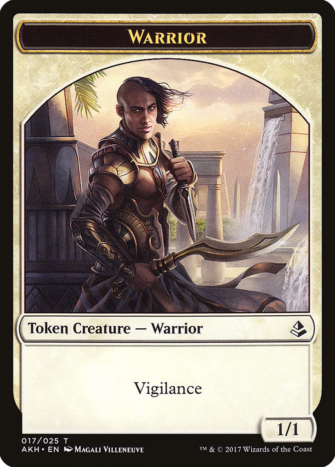 Warrior [Amonkhet Tokens] | Nerdhalla Games