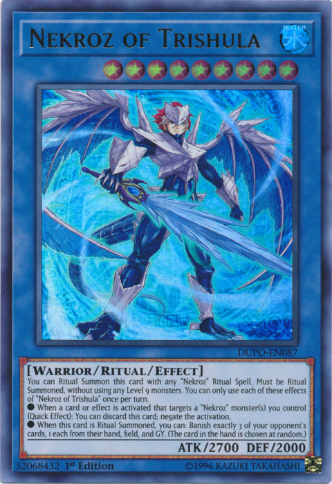 Nekroz of Trishula [DUPO-EN087] Ultra Rare | Nerdhalla Games