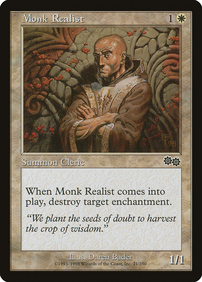 Monk Realist [Urza's Saga] | Nerdhalla Games