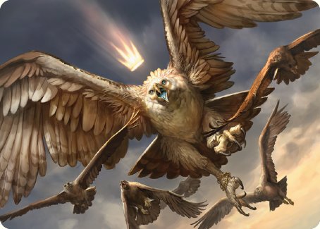 Gwaihir, Greatest of the Eagles Art Card [The Lord of the Rings: Tales of Middle-earth Art Series] | Nerdhalla Games