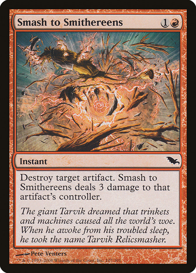 Smash to Smithereens [Shadowmoor] | Nerdhalla Games