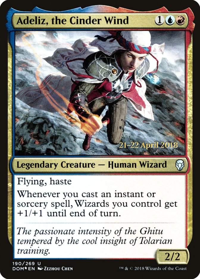 Adeliz, the Cinder Wind  [Dominaria Prerelease Promos] | Nerdhalla Games