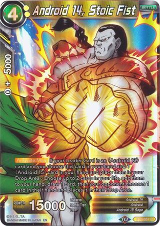 Android 14, Stoic Fist (Reprint) (BT9-057) [Battle Evolution Booster] | Nerdhalla Games