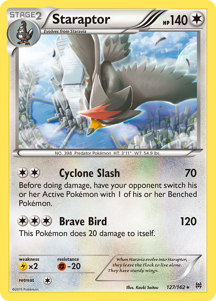 Staraptor (127/162) [XY: BREAKthrough] | Nerdhalla Games