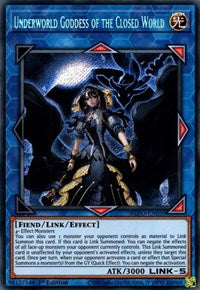 Underworld Goddess of the Closed World [BLVO-EN050] Secret Rare | Nerdhalla Games