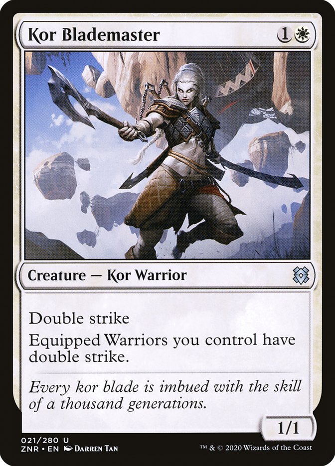 Kor Blademaster [Zendikar Rising] | Nerdhalla Games