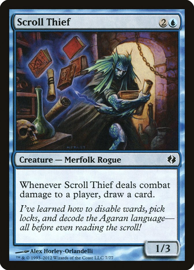 Scroll Thief [Duel Decks: Venser vs. Koth] | Nerdhalla Games