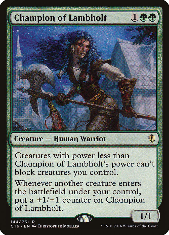 Champion of Lambholt [Commander 2016] | Nerdhalla Games